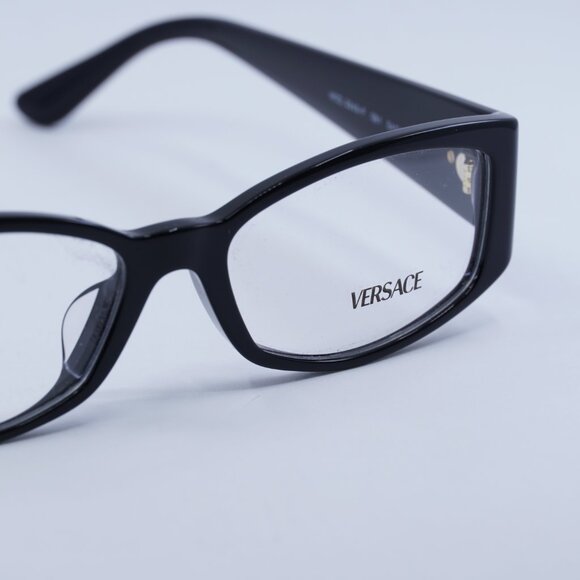 🕶️ New Versace VE3343F GB1 Eyeglasses - Black Frame - Picture 3 of 10